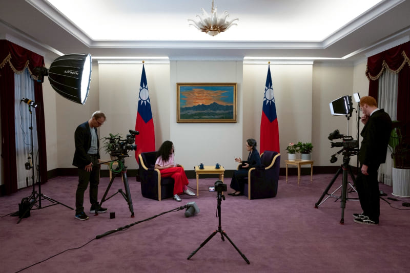 VP Hsiao gives interview to German broadcaster ARD