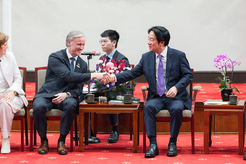 President Lai receives European delegates - Taiwan Today