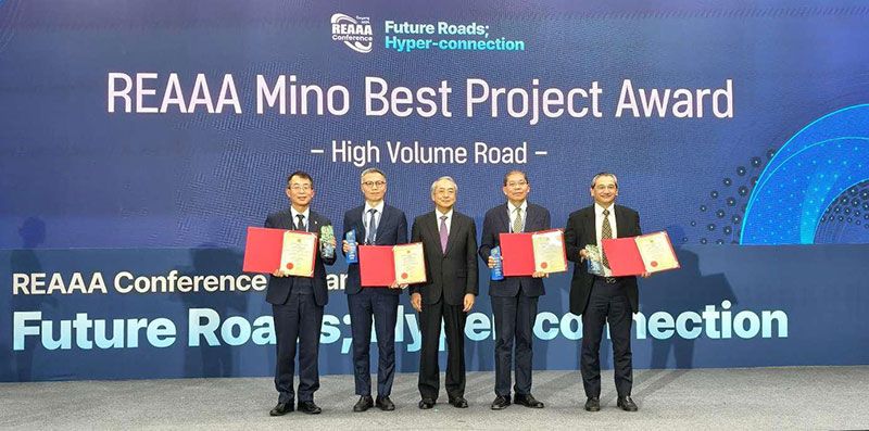 國道4號臺中環線豐原潭子段計畫榮獲亞澳道路工程協會第3屆「Mino最佳工程獎項高容量道路類」第1名傑出建設計畫獎項，我國工程技術與施工再度閃亮國際舞台圖片 - 新南向政策
