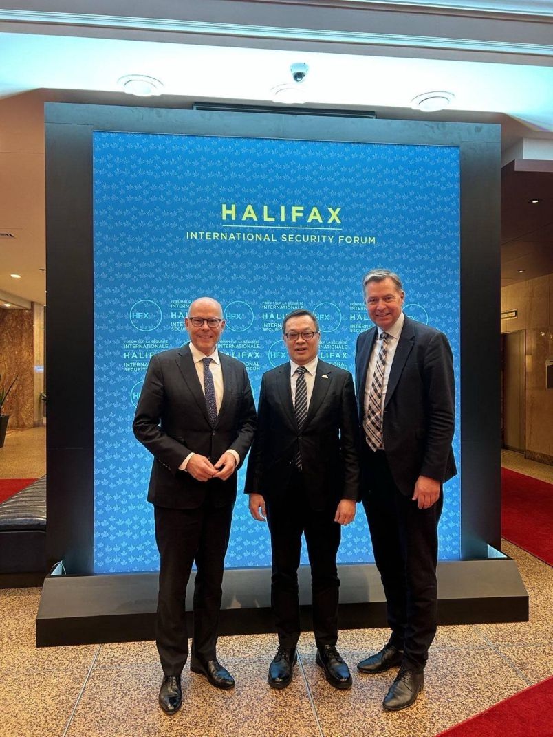 New Southbound Policy。รมช.กต.ไต้หวันนำคณะตัวแทนเข้าร่วม “การประชุมว่าด้วยความมั่นคงระหว่างประเทศเมืองแฮลิแฟกซ์” (ภาพจากกระทรวงการต่างประเทศ)