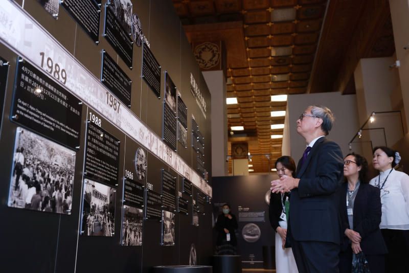 CKS Memorial Hall launches exhibition on Taiwan’s democratic journeyPhotos - New Southbound Policy