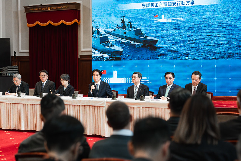 頼清徳総統が今後8年間で防衛費等に1.25兆元投入と発表、外交部は米国