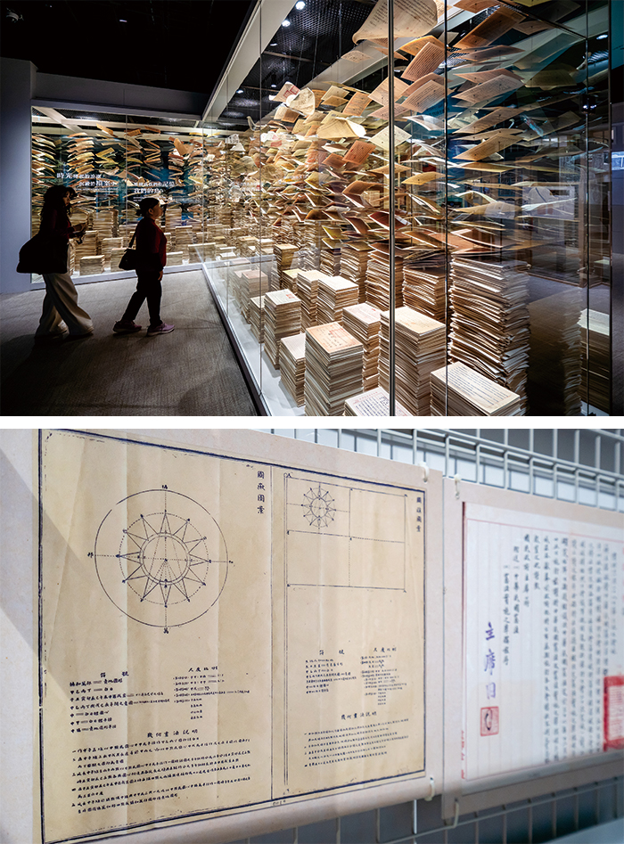 The permanent exhibition “Archives. Islands: Our Story” displays documents and artifacts that trace social change in postwar Taiwan.