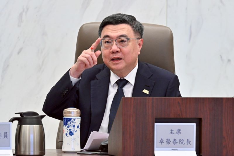 New Southbound Policy。Thủ tướng Trác Vinh Thái phát biểu tại Hội nghị trung ương về công tác phòng chống ung thư ngày 29/2 tại thành phố Đài Bắc. (Ảnh: Viện Hành chính)