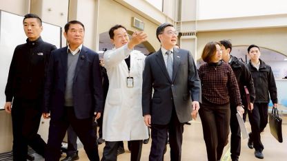 行政院長卓榮泰視察衛生福利部苗栗醫院 醫照整合 深化城鄉醫療均衡發展 - 圖片