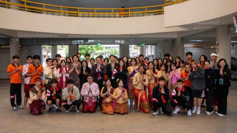 十二月國際交流成果豐碩　大安高工迎接多國學校深化跨文化學習圖片 - 新南向政策