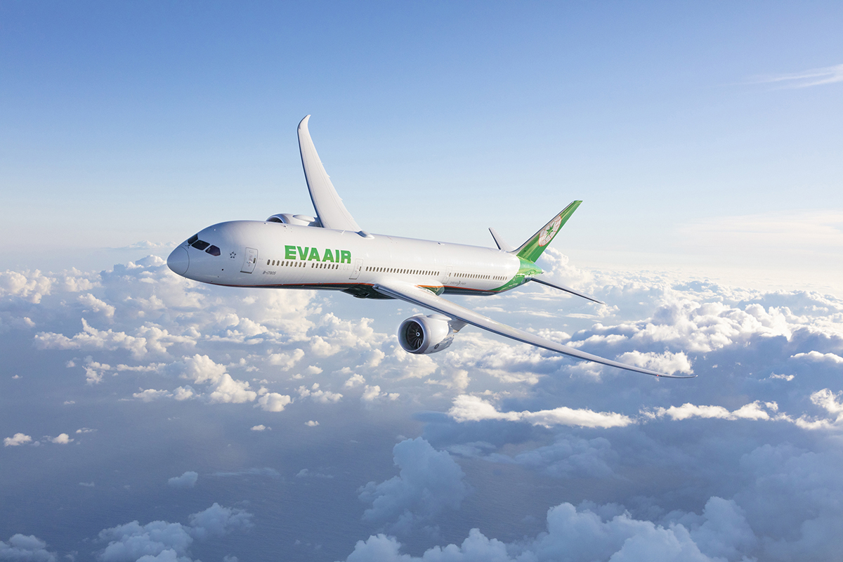 Taiwanese airlines are active users of sustainable aviation fuel. (Courtesy of EVA Air)