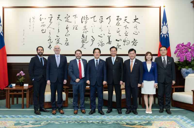 President Lai meets US delegation led by Senator Ruben Gallego