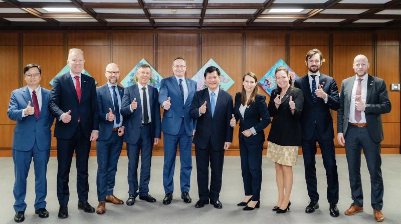 New Southbound Policy。รมว.กต.ไต้หวันขอต้อนรับการเดินทางเยือนไต้หวันของคณะตัวแทนสมาชิกสภาจากกลุ่มประเทศในภูมิภาคยุโรปกลางและยุโรปเหนือ (ภาพจากกระทรวงการต่างประเทศ)