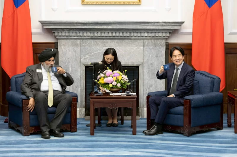 President Lai meets delegation led by Lions Clubs International President A.P. Singh