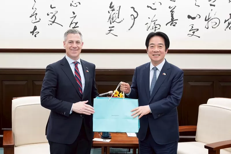 President Lai receives US senator - Taiwan Today