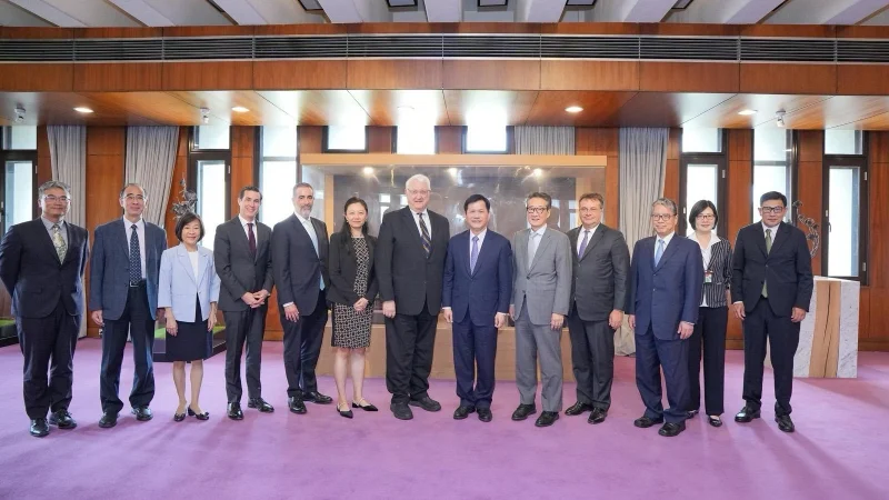 FM Lin welcomes US think tank delegation
