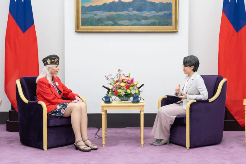 VP Hsiao receives US Veterans of Foreign Wars commander-in-chief