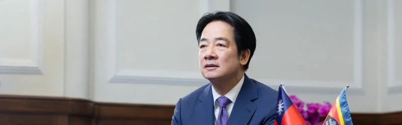 President Lai addresses banquet for visiting dignitaries to Kingdom of Eswatini via video