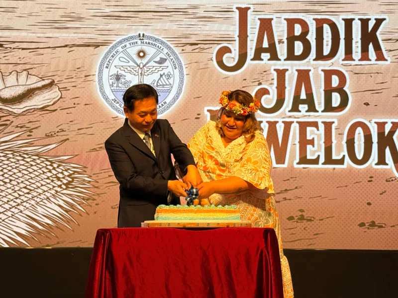 Vice Foreign Minister Ger attends Marshall Islands’ Constitution Day celebration