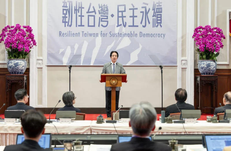 President Lai presides over eighth meeting of Whole-of-Society Defense Resilience Committee