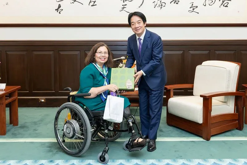 President Lai welcomes US Senator Duckworth