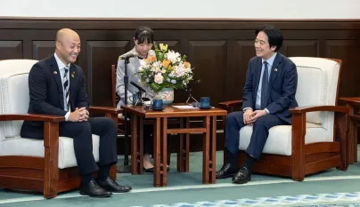 President Lai welcomes Japanese mayor