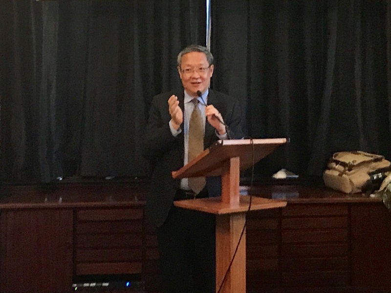 介文汲代表於歡迎晚會中致詞