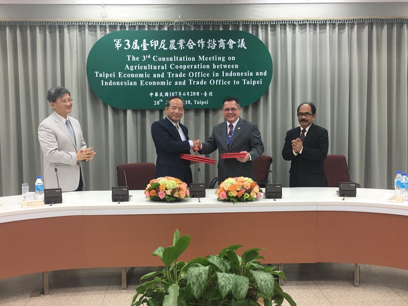 Dewan Pertanian ROC (Council of Agriculture, COA) dan Kementerian Pertanian RI menggelar