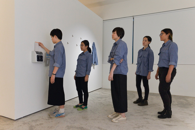 「代工繡場」展覽現場,2015年。