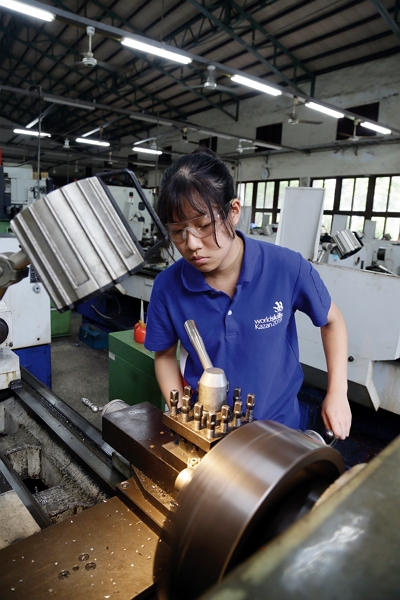 Zoe Chan is training hard for the international WorldSkills Competition in Russia in August of this year.