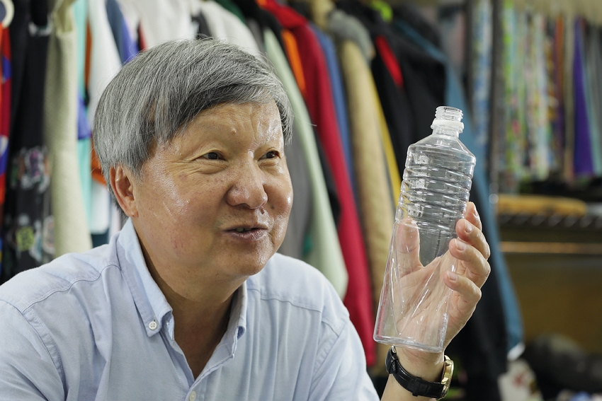柯漢哲以職人精神,全心全意研發環保織品。