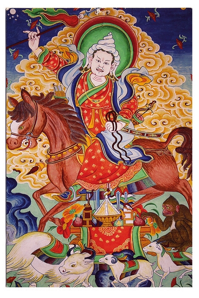 Khumbila(Khumbu Yül-Lha)是雪巴之鄉Khumbu區域的守護神。(李安峰攝)