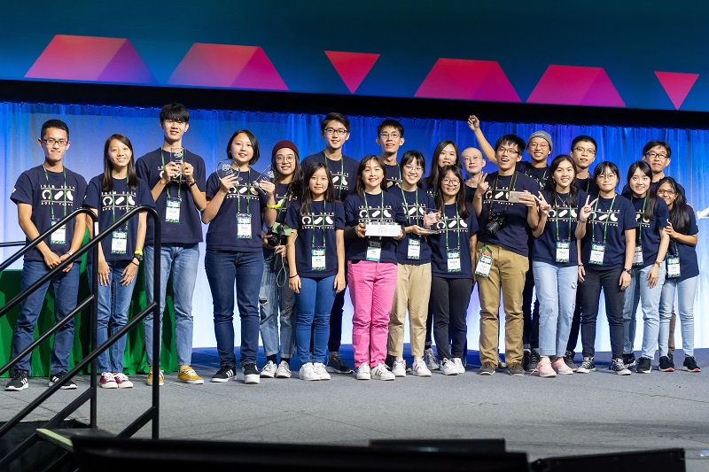 Team NCKU Tainan is winner of gold in the undergraduate division at 2019 iGEM. (Courtesy of National Cheng Kung University)