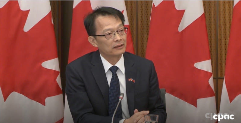 交通部民用航空局副局長林俊良說明台灣爭取參與ICAO之訴求。