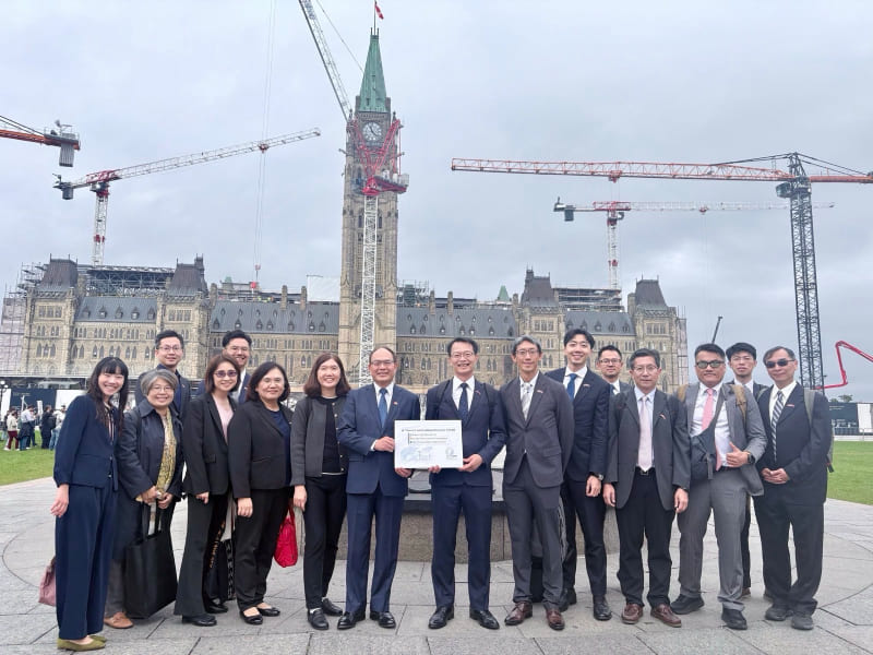 我國推動參與「國際民航組織」（ICAO）行動團赴加拿大國會舉行國際記者會。