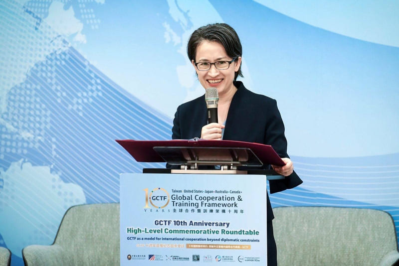 蕭美琴副總統出席「全球合作暨訓練架構」（GCTF）十週年高層紀念圓桌會談並致詞。